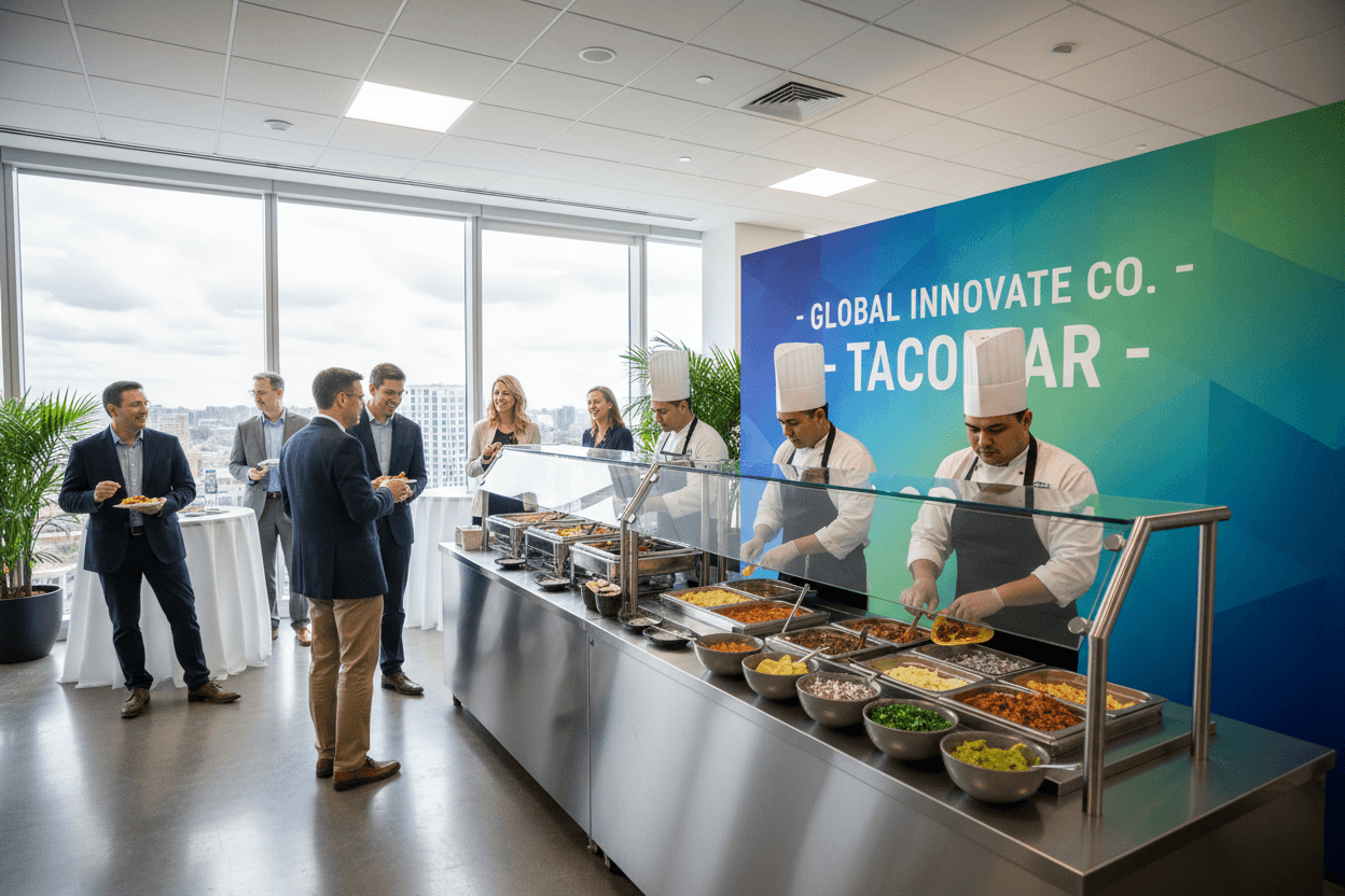 Corporate event catering