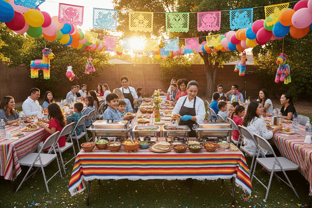 Birthday party catering